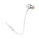 JBL T210 Pure Bass Premium Aluminum Build in-Ear Headphones with Mic & Tangle Free Cable (Gray)