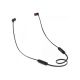 JBL T110BT by Harman Pure Bass in-Ear Wireless Headphone with Mic, Magnetic Cable and Quick Charging (Black)