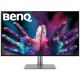 BenQ 27-inch DesignVue Designer IPS Monitor, 4K UHD 2160p, 100% sRGB, HDR10, AQCOLOR Technology, Darkroom, Animation, CAD/CAM Mode, Dualview Function, KVM Switch, Built-in Speakers - PD2700U (Gray)