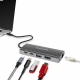 Honeywell 5-in-1 Type C Mini Docking Station, 4K HDMI Port, 1GBPS RJ45 Ethernet Port, USB 3.0 Port & Dual Type C Ports PD85W & 5GB Transfer Speed, Compatible with All Type C Devices- Laptop, PC, etc.