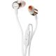 JBL T210 Pure Bass Premium Aluminum Build in-Ear Headphones with Mic & Tangle Free Cable (Rose Gold)