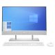 HP AIO Core i5 10th Gen 23.8-inch FHD with Alexa (8GB/256 GB SSD+1TB HDD/Windows 10/MS Office 2019/Natural Silver), 24-dp0813in
