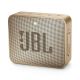 JBL Go 2, Wireless Portable Bluetooth Speaker with Mic, JBL Signature Sound, Vibrant Color Options with IPX7 Waterproof & AUX (Champagne)