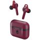 Skullcandy Indy Evo True Wireless Earbuds with 30 Hours Total Battery+Rapid Charge, IP 55 Sweat, Water and Dust Resistant, Solo Bud and Tile Tracking (Deep Red)