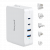Honeywell Zest Charger GaN 140W,Ultra-Fast Wall Charger with PPS Support,2xType C PD 3.0 Ports & 2xUSB A Port,BIS Certified,Equipped with Switchable Plugs,Compatible with iPhone,Galaxy,Laptops