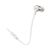 JBL T210 Pure Bass Premium Aluminum Build in-Ear Headphones with Mic & Tangle Free Cable (Gray)
