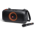 JBL PartyBox On-The-Go - A Portable Karaoke Party Speaker with Wireless Microphone, 100W Power Output, IPX4 splashproof, 6 Playtime Hours, Shoulder Strap and Wireless 2 Party Speakers Pairing (Black)