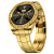Fire-Boltt Blizzard Ultra 1.28'' Premium Luxury Smartwatch with Jewel Studded Dial Smartwatch (Gold Strap, Free Size)